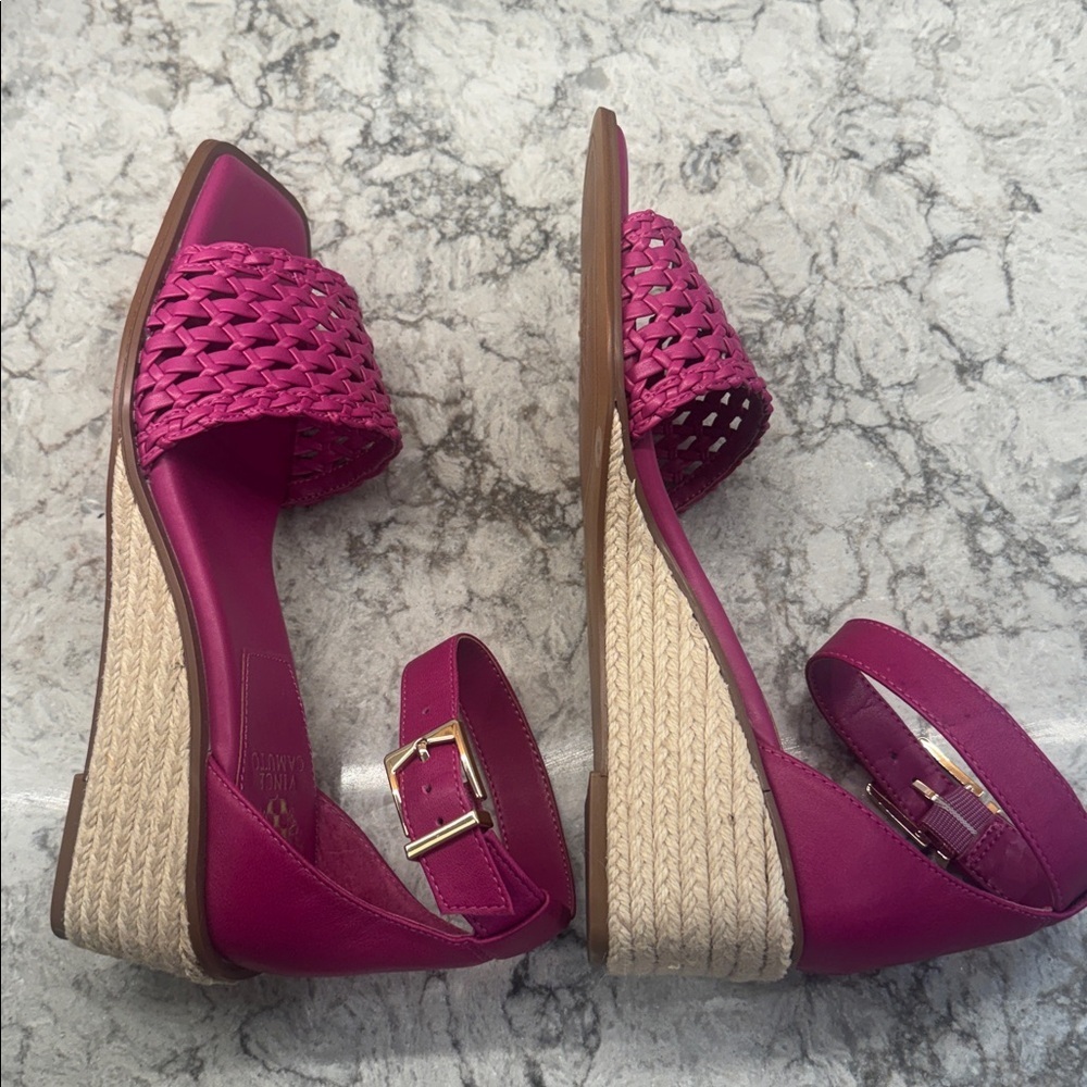 Vince Camuto Bretandi Woven Wedge Sandal - Picture 5 of 7